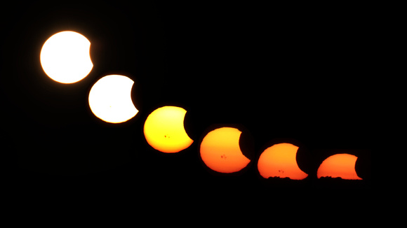 Partial Solar Eclipse - Oct 23, 2014 - Charleston, SC