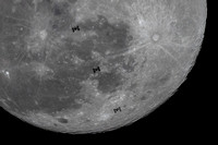 ISS Lunar Transit over central Florida 01-27-21